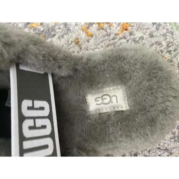 Ugg Fluff Yeah Slide Burnt Olive Sz 11 - Picture 3 of 7